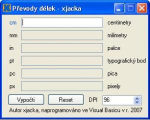 Převody délek 1.0 - náhled