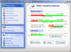 WinOverBoost 2.1.1  beta - náhled