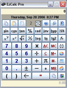 EzCalc Pro 2.1 - náhled