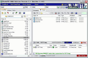 BladeFTP 2.7 - náhled