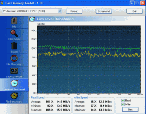 Flash Memory Toolkit 2.0.1 - náhled