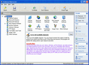 Evidence Destructor 2.43 - náhled