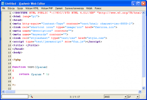 Kashmir Web Editor 1.2.3 - náhled