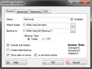 AutoVer 2.2.1 - náhled