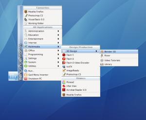 Menu Inventor 1.1 - náhled