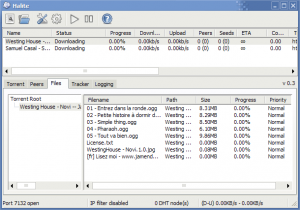 Halite BitTorrent Client 0.4.0.4 - náhled