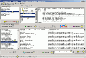 WebAnalyzer 1.2 - náhled