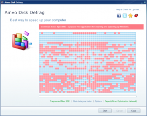 Ainvo Disk Defrag 2.4.1.470 - náhled