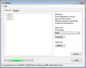 NoDupe 1.17.0.3 - náhled