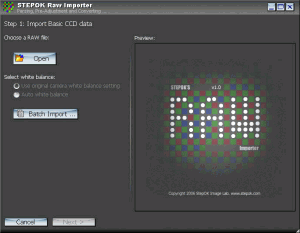 Stepok's Raw Importer 1.2 - náhled