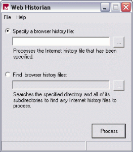 Web Historian 1.3 - náhled
