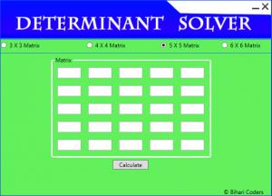 Determinant Solver 1.0 - náhled