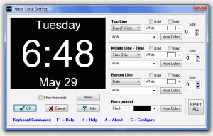 Huge Clock 2.3.0.0 - náhled