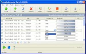 Audio Converter Pack 2.0 - náhled