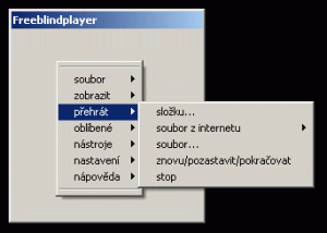 Freeblindplayer 1.1 - náhled