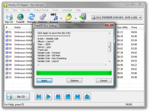 Handy CD Ripper 2.5.5 - náhled