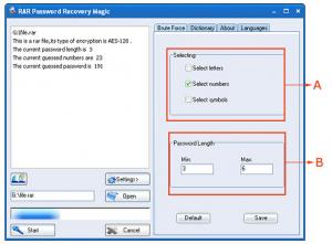 RAR Password Recovery Magic 6.1.1.393 - náhled