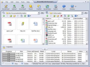 DriveHQ FileManager 4.5 - náhled