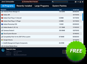 Anvi Uninstaller 1.0.0 - náhled