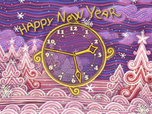 Plasticine Christmas Day Clock Screensaver 1.1 - náhled