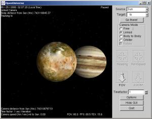 Pohled na Jupiter z orbity měsíce IO - náhled