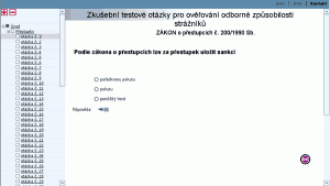 Test s otázkou - náhled