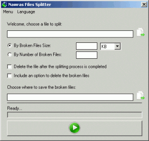 Nawras Files Splitter 4.5 - náhled