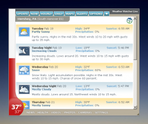 Weather Watcher Live 7.2.285 - náhled