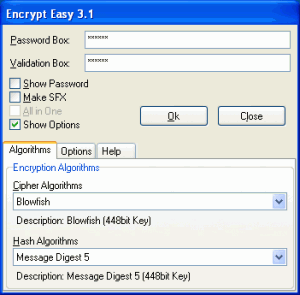 Encrypt Easy 3.3 - náhled