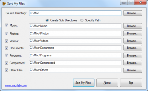 Sort My Files 1.0.0.0 - náhled