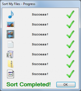 Sort My Files 1.0.0.0 - náhled