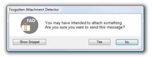 Forgotten Attachment Detector - náhled