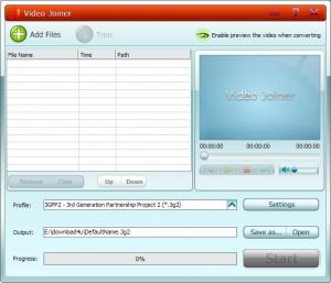 GiliSoft Video Joiner 2.2 - náhled