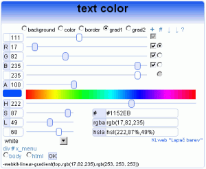 Lapač barev 1.0 - náhled