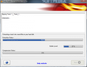 3nity Audio CD Extractor 1.0 - náhled
