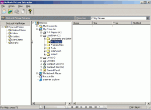Outlook Attachment and Picture Extractor 1.73 - náhled