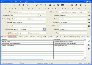 CRM 4Contact 10.1.2 - náhled