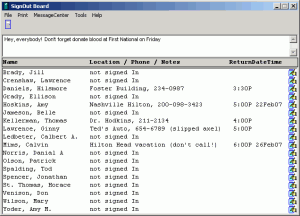 SignOut 6.0 - náhled