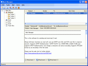 Mail Manager 2.69 - náhled