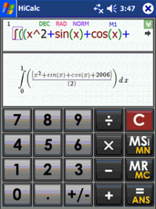 HiCalc 1.0 - náhled