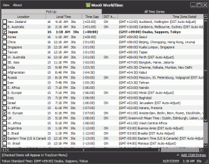 Moo0 WorldTime 1.09 - náhled