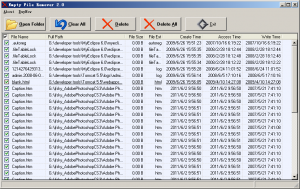 FMS Empty File Remover 2.3 - náhled