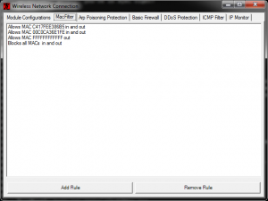 fireBwall 0.3.12.1 - náhled