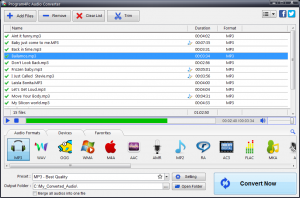 Program4Pc Audio Converter 3.1 - náhled