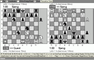DoubleChessBoard - trénujte holanďany (bughouse ša - náhled