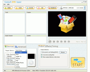 Coolsoft DVD Ripper 1.0.0.1 - náhled