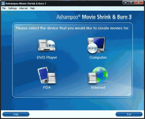 Ashampoo Movie Shrink & Burn 4.0.2 - náhled