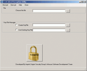 Centralized Encryption Utility 2.0 - náhled