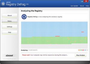 Simnet Registry Defrag 2011 3.1.3. - náhled