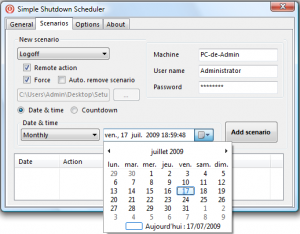 Simple Shutdown Scheduler 1.1.1 - náhled